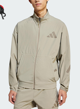 Adidas/阿迪达斯正品新款男士经典立领梭织训练运动夹克JN9028