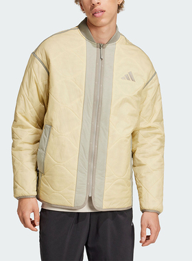 Adidas/阿迪达斯正品LIGHT PAD男士保暖宽松运动棉服JG5934