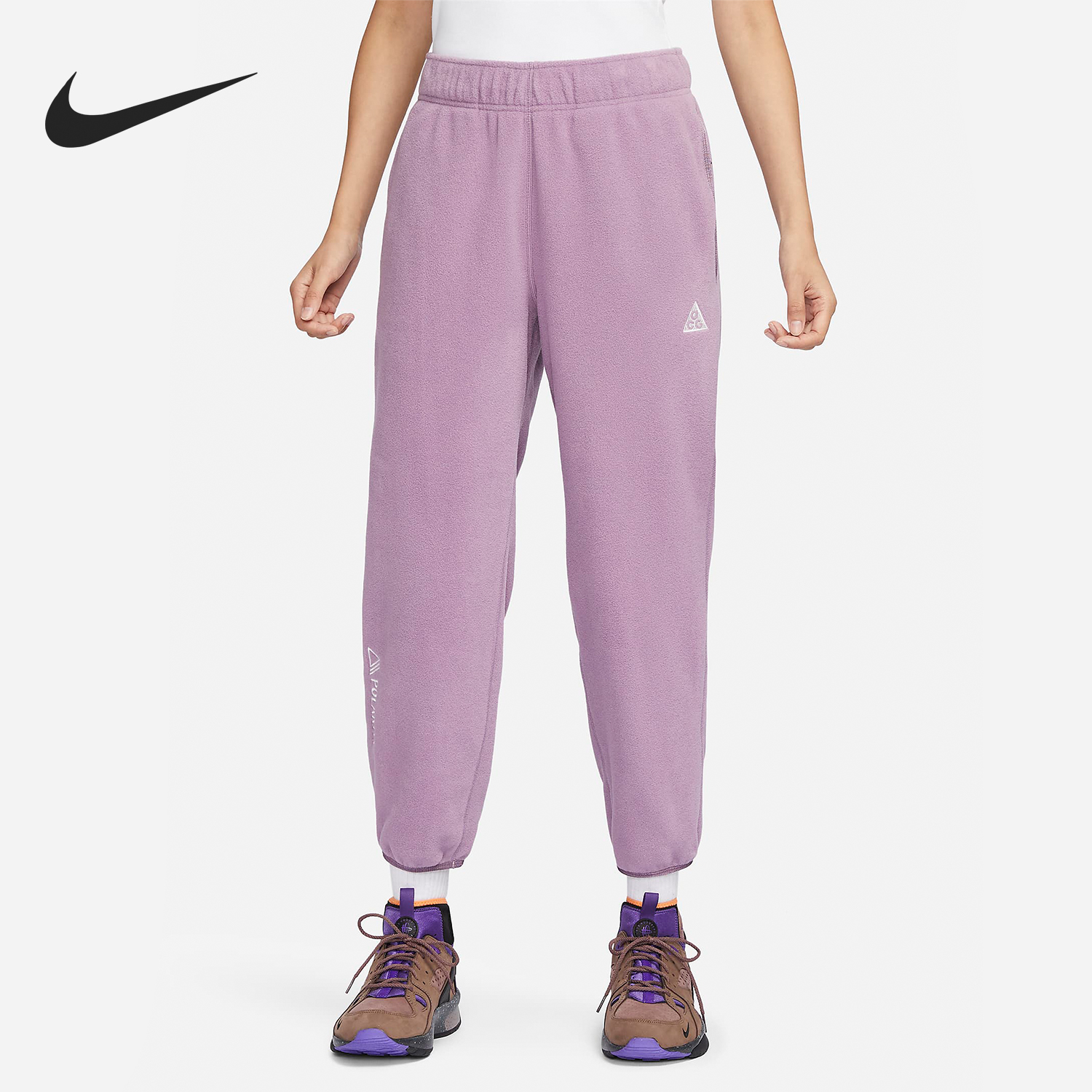 Nike/耐克正品春季新款女子保暖防风加绒针织运动长裤CV0615
