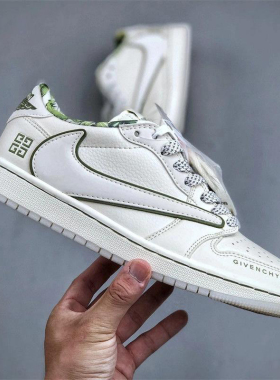 Nike/耐克正品JORDANAirJordan1Low新款白绿色经典板鞋DZ3140-102