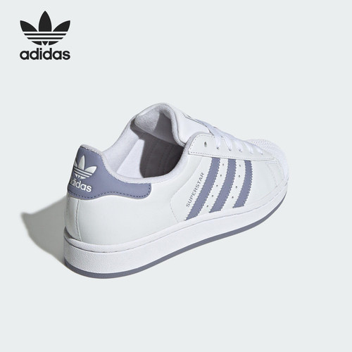 Adidas/阿迪达斯正品三叶草女士耐磨低帮经典三条纹板鞋JS1373
