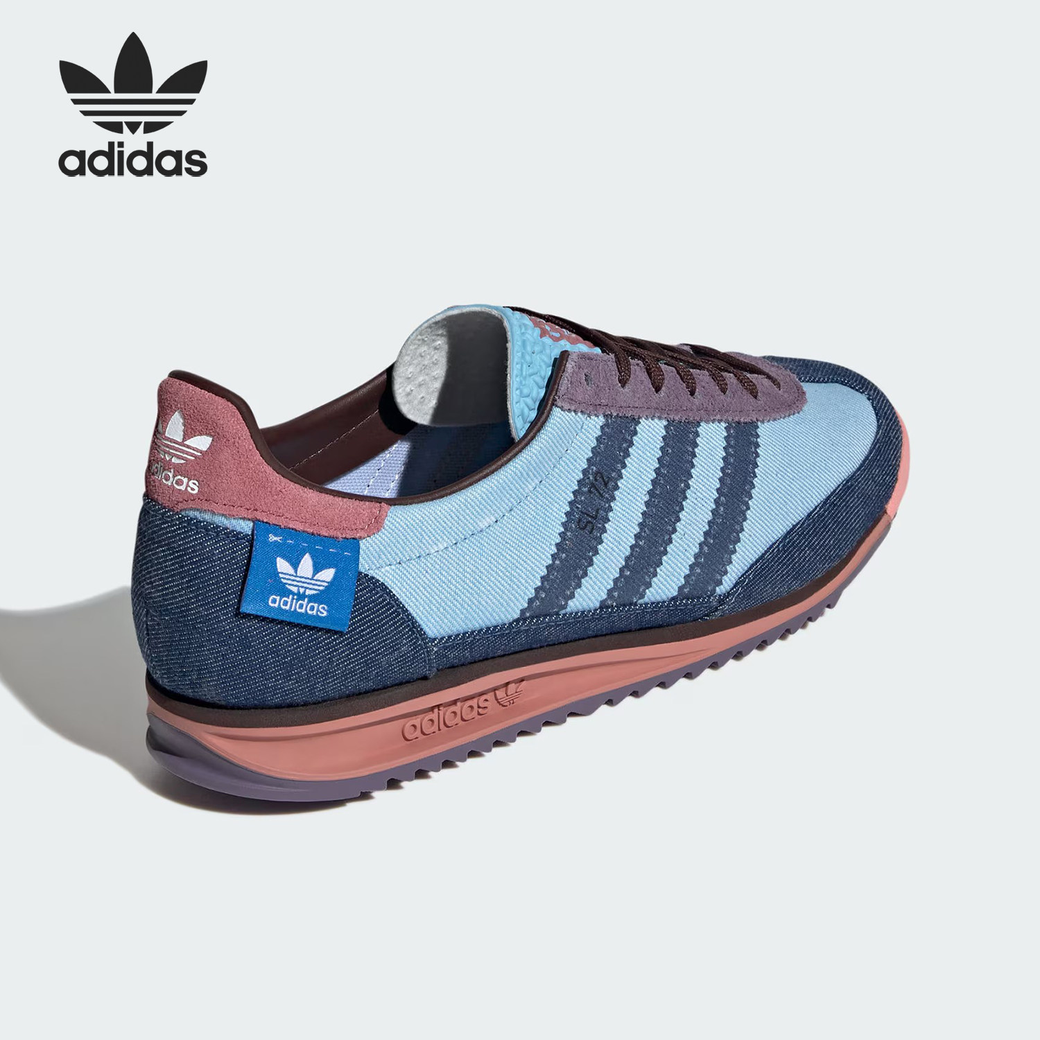 Adidas/阿迪达斯官方正品三叶草男女款低帮复古防滑休闲鞋IE9027
