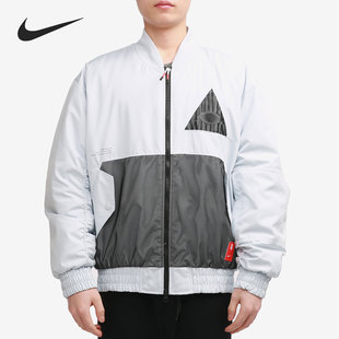 CK6671 男子舒适拉链立领运动梭织夹克外套 043 耐克正品 Nike