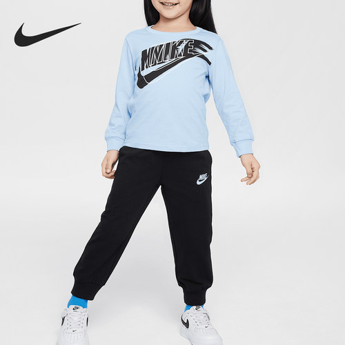 Nike/耐克正品新款婴童保暖户外运动针织休闲套装IH0963-010