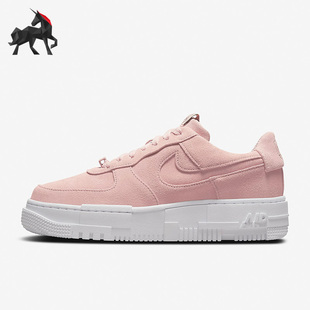 Nike/耐克正品 Air Force 1 AF1 女子时尚低帮休闲鞋 DQ5570-600
