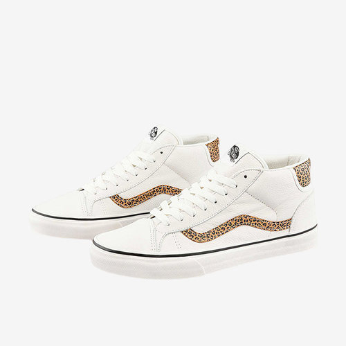 Vans/范斯Mid Skool男女耐磨透气休闲运动高帮帆布板鞋VN0A3TKF