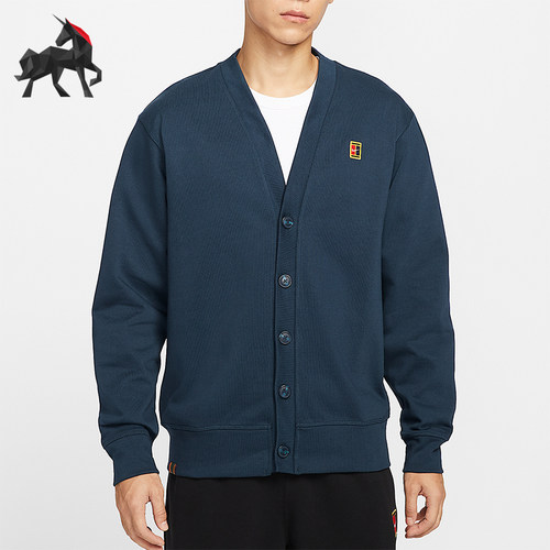 Nike/耐克正品Court Fairway男士长袖针织休闲运动开衫IM9362-478
