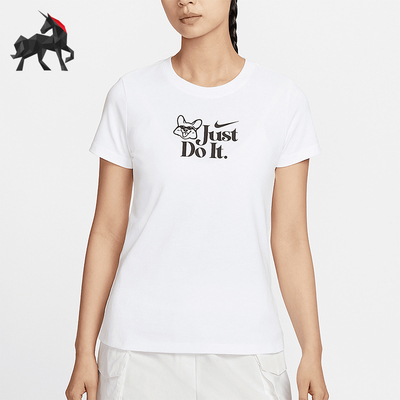 Nike/耐克正品Sportswear女士日常印花经典运动短袖IM5974-100
