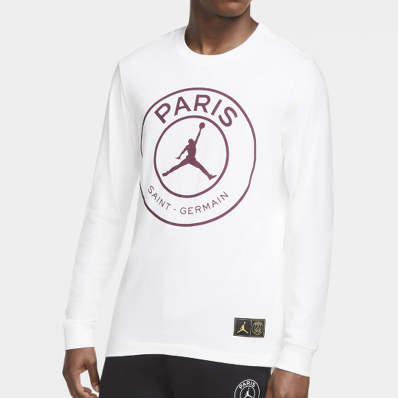 Nike/耐克正品 巴黎圣日耳曼 男子时尚休闲运动长袖T恤CK9782-100