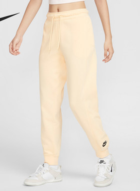 Nike/耐克正品透气休闲新款女士灯芯绒运动针织长裤FV8442-114
