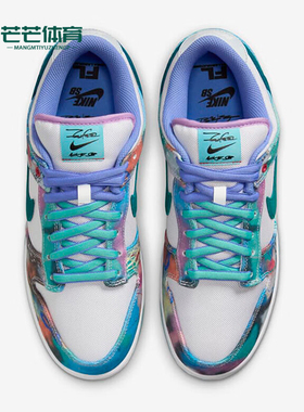 Nike/耐克正品Dunk SB Low女士经典时尚扎染板鞋HF6061-400