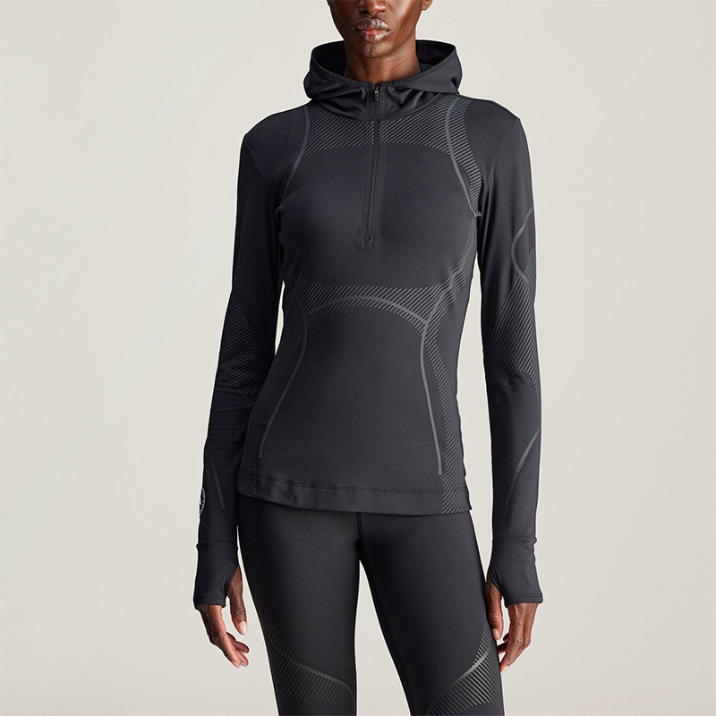 阿迪达斯女士休闲连帽上衣