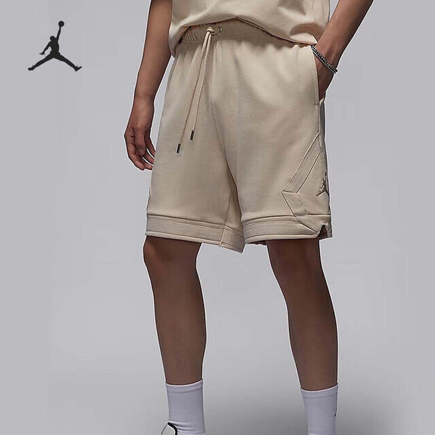 Nike/耐克官方正品JORDAN男士运动针织休闲透气短裤DQ7473-201,运动服/休闲服装,运动中长裤／短裤,淘宝优惠券,粉丝福利购,淘宝优惠卷
