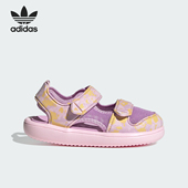 魔术贴大童网面耐磨透气沙滩凉鞋 Adidas 阿迪达斯正品 IE0302