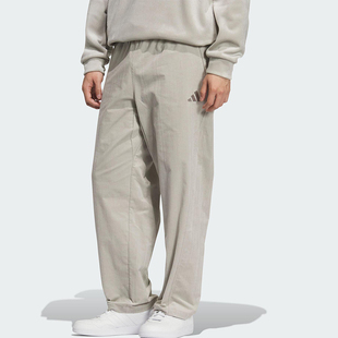 Adidas 2025男士 透气运动休闲日常宽松长裤 KR0225 阿迪达斯正品