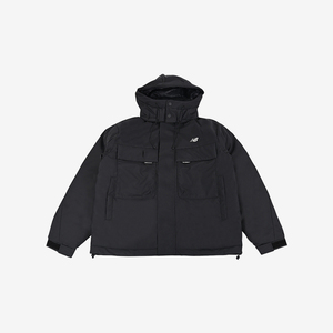 New Balance/NB正品冬季新款男子保暖拉链连帽羽绒服AMJ44399-BK