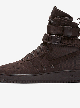 Nike/耐克正品SF AF1 Velvet Brown男士高帮板鞋864024-203