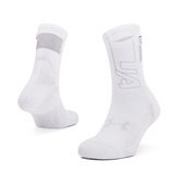 安德玛正品 Crew男女跑步运动袜休闲中帮袜1361156 Dry Armour