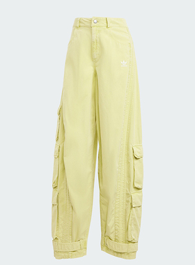 Adidas/阿迪达斯正品三叶草女士休闲时尚宽松工装牛仔裤 JM9268