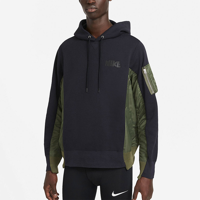 耐克男士休闲舒适多口袋连帽卫衣