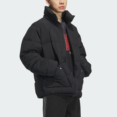 Adidas/阿迪达斯正品三叶草男士户外立领防风运动羽绒服KD1857