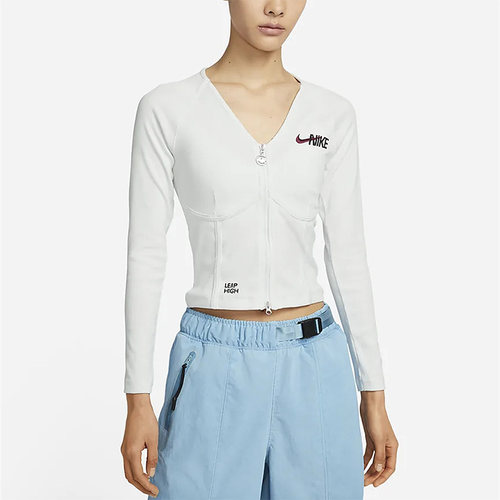 Nike/耐克正品新款女子休闲运动简约开衫外套FD4797-121