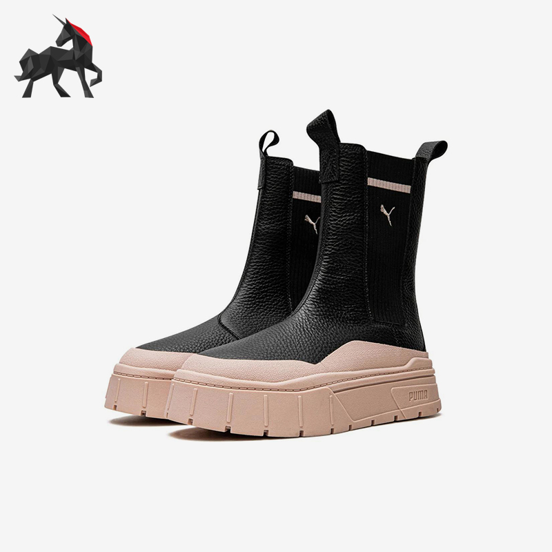 彪马正品女子复古休闲长筒靴