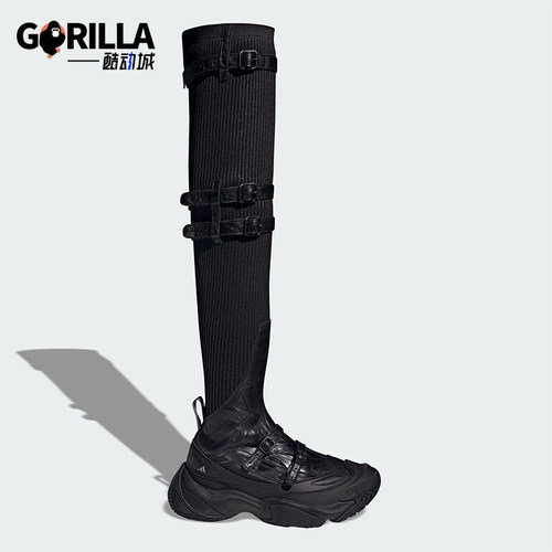 Adidas/阿迪达斯正品FOS BOOTS女士运动耐磨时尚高帮过膝靴JQ9382