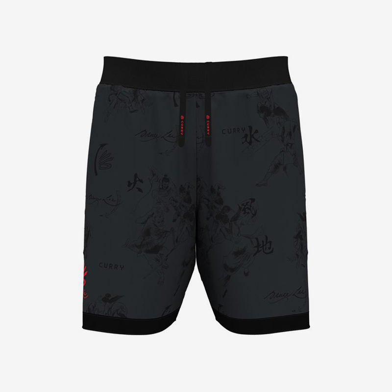 UA/安德玛正品夏季新款男士潮流印花网眼透气运动短裤1385305-016