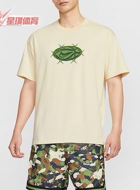 Nike/耐克正品2025夏季款男士运动图案透气休闲短袖HV1676-113