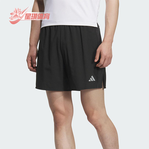 Adidas/阿迪达斯正品ESS SHORT男士经典侧开叉跑步训练短裤JZ2349