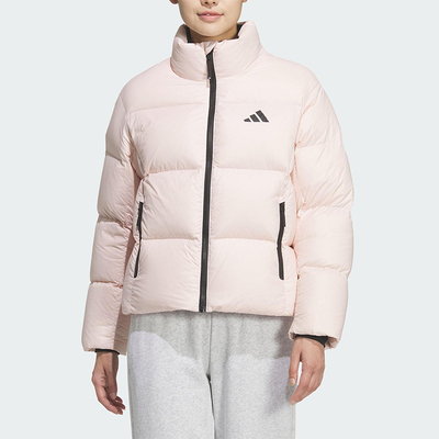 Adidas/阿迪达斯正品2025冬季女士运动时尚保暖宽松羽绒服KQ5507