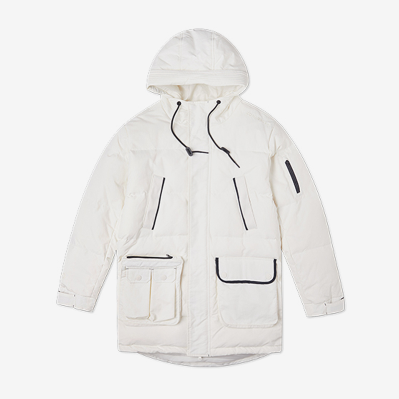 Converse/匡威正品冬季新款男子保暖连帽运动羽绒服10019988-A02