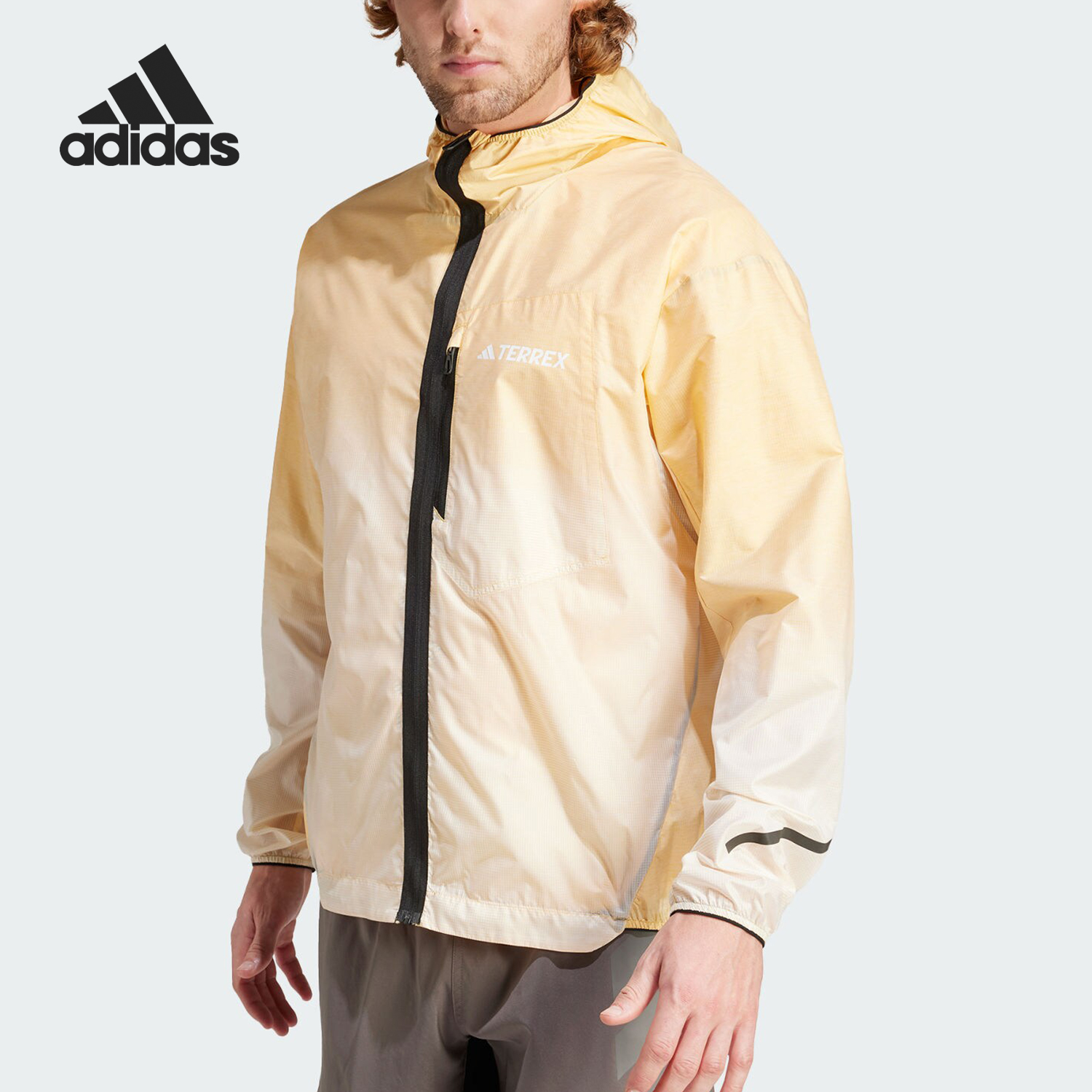 阿迪达斯男士户外运动夹克外套