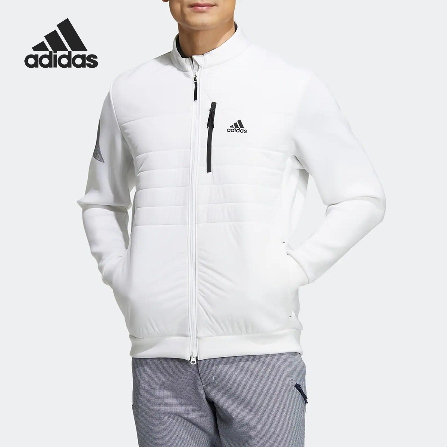 adidas/阿迪达斯官方正品秋季新款男子高尔夫运动夹克外套hg8292