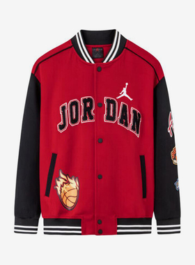 Nike/耐克正品Jordan小童字母印花时尚经典长袖外套FV2647-687