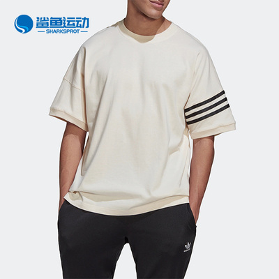 阿迪达斯男子运动T恤HM1874