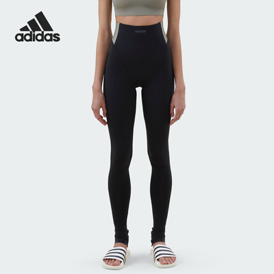 Adidas/阿迪达斯官方正品Athletics系列新款女黑色打底裤IT1927