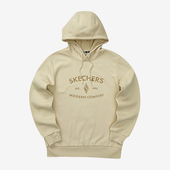 男女简约针织抓绒连帽运动卫衣 2023新款 Skechers 斯凯奇正品