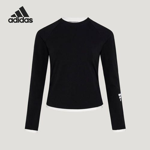 Adidas/阿迪达斯正品FOS W TEE LS2 女运动休闲经典长袖T恤KU5428