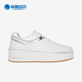 Skechers 女士低帮绑带休闲板鞋 斯凯奇正品 运动防滑耐磨秋冬新款