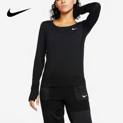 耐克女子动圆领长袖运动