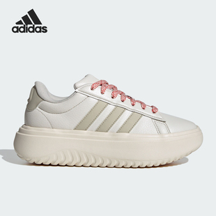 IE1094 Adidas 阿迪达斯正品 2024新款 女士网球厚底运动休闲鞋