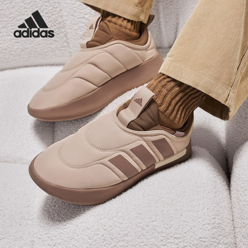 阿迪达斯男女舒适保暖棉鞋
