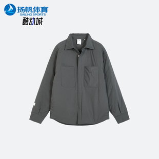 Puma/彪马2025秋季款男女长袖宽松衬衫式加棉外套633477-44