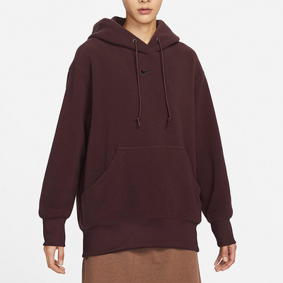 Nike/耐克正品冬季新款女子运动摇粒绒宽松卫衣DQ6841-652