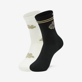 男女针织透气舒适休闲运动袜两双装 春季 斯凯奇正品 Skechers