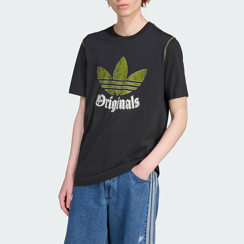 Adidas/阿迪达斯正品三叶草男休闲宽松圆领透气耐穿短袖T恤JY2761
