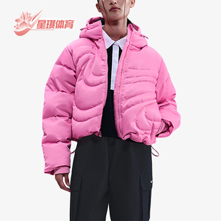 耐克正品 休闲保暖羽绒服IB2006 冬季 短款 606 女士连帽时尚 Nike