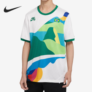 耐克正品 T恤CT6087 2021年夏季 男子休闲运动透气短袖 100 新款 Nike